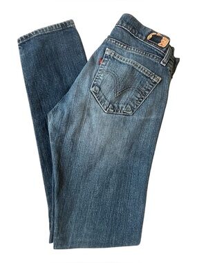 Levi's Y2K 2000’s Tilted 504 Low Rise Straight-Leg Jeans size 7